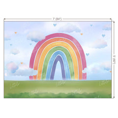 LB0170 Rainbow Theme Backdrop