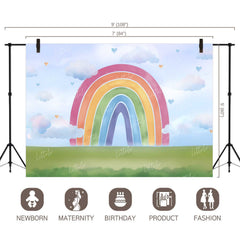 LB0170 Rainbow Theme Backdrop