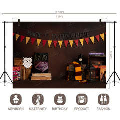 LB0172 Harry Potter Theme Backdrop