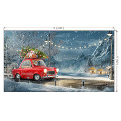 LB0178 Christmas Santa Delivering Gifts Festivals and Seasons Backdrop