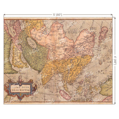 LB0181 Historic World Map Theme Backdrop
