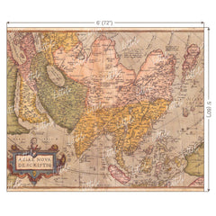 LB0181 Historic World Map Theme Backdrop