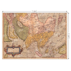 LB0181 Historic World Map Theme Backdrop