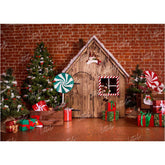 LB0189 Christmas Gifts Festivals and Seasons Backdrop