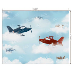 LB0196 Airplanes Theme Backdrop