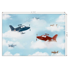 LB0196 Airplanes Theme Backdrop