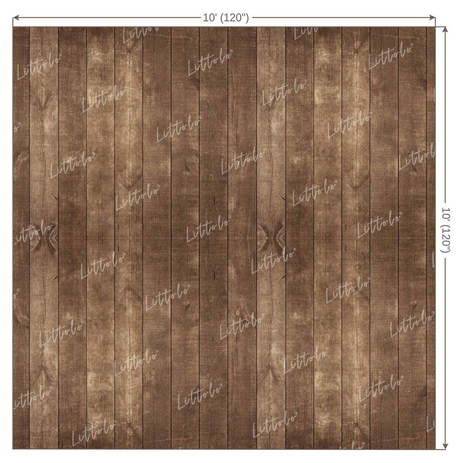 LB0213 Natural Wood Shades Planks Backdrop