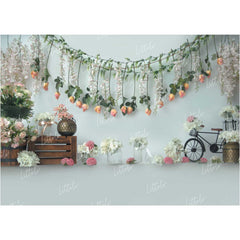 LB0214 Spring Boho Theme Backdrop