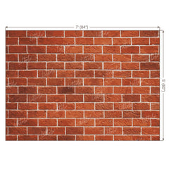 LB0219 Red Bricks Wall Backdrop