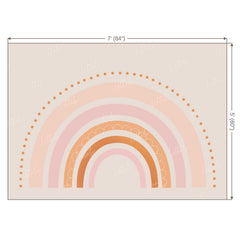LB0221 Pastel Semi Circles Theme Backdrop