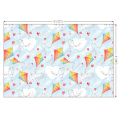 LB0250 Kites Theme Backdrop