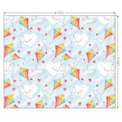 LB0250 Kites Theme Backdrop