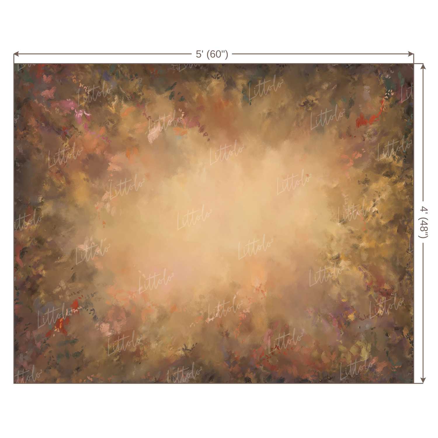 LB0259 Clay Brown Texture Backdrop