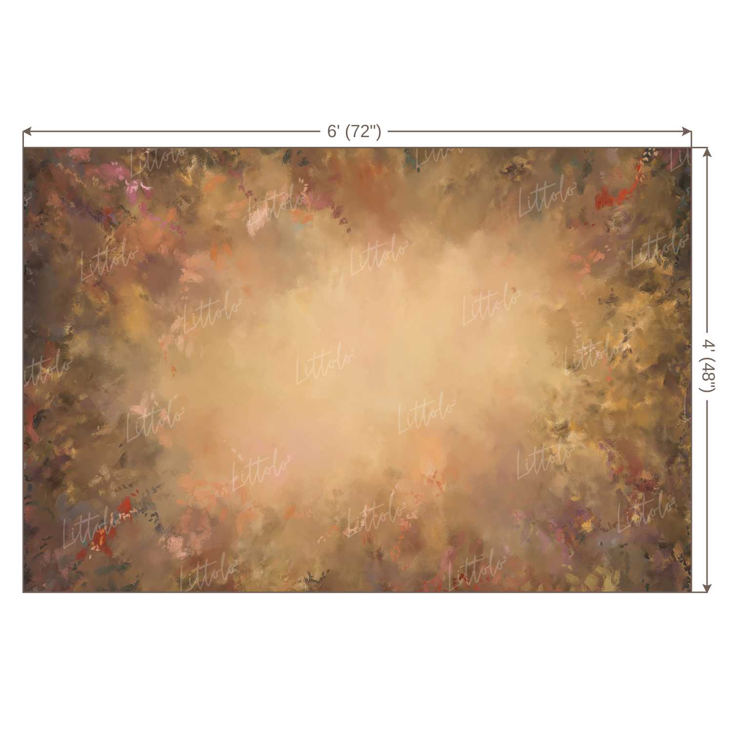 LB0259 Clay Brown Texture Backdrop