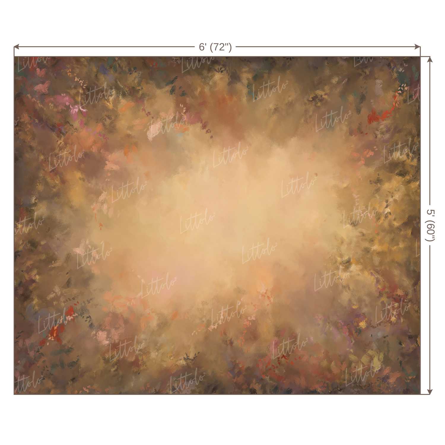 LB0259 Clay Brown Texture Backdrop
