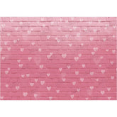 LB0265 Valentine Bricks Wall Festivals and Seasons Backdrop |