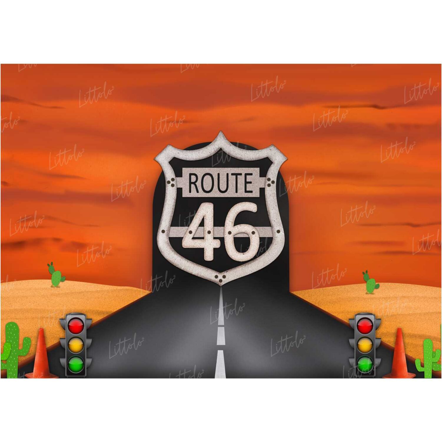 LB0283 Driving Theme Backdrop