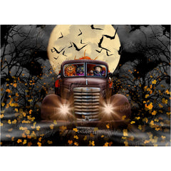 LB0292 Halloween Theme Backdrop