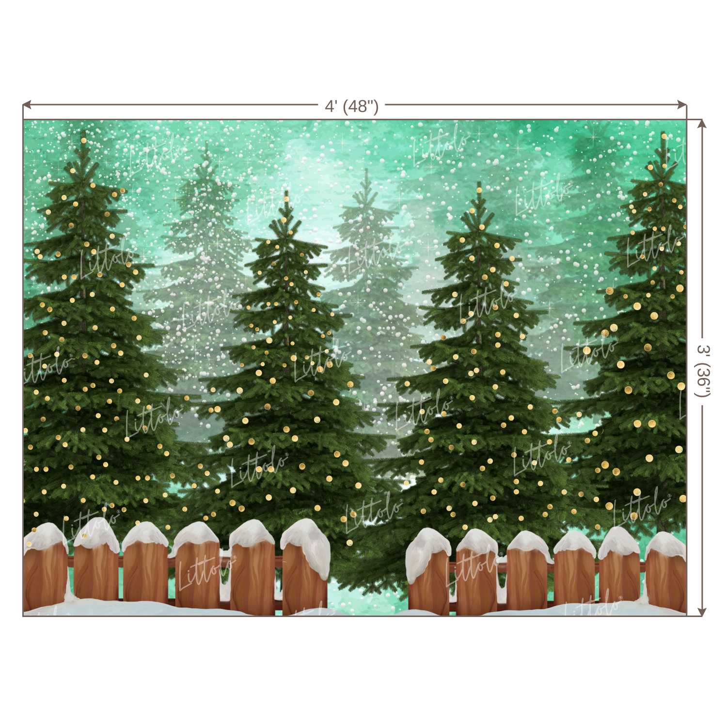LB0299 Christmas Theme Backdrop
