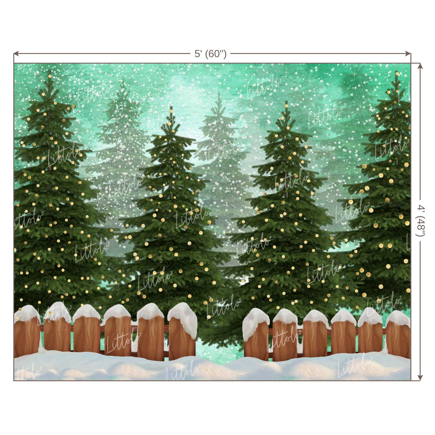 LB0299 Christmas Theme Backdrop