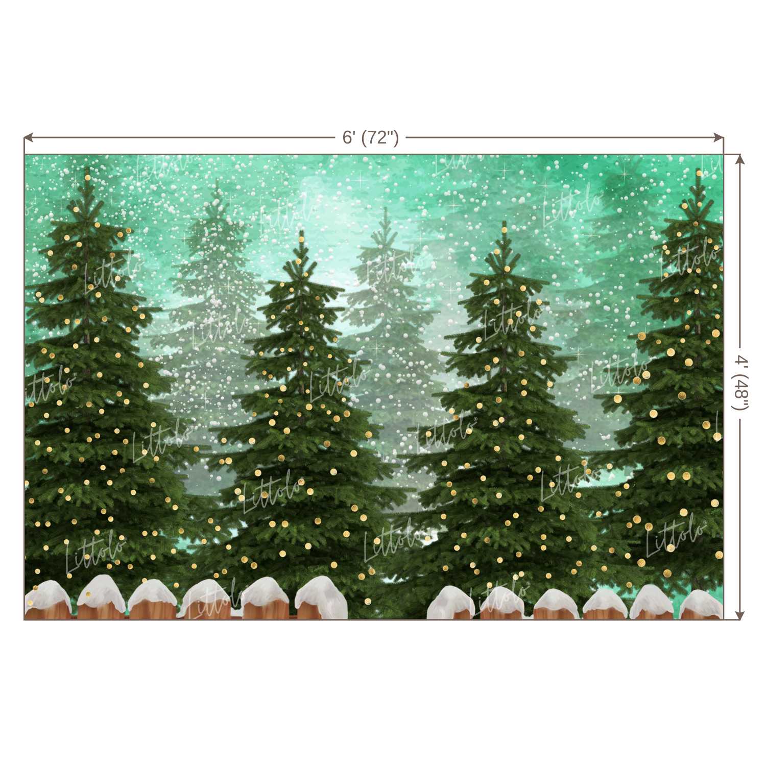 LB0299 Christmas Theme Backdrop