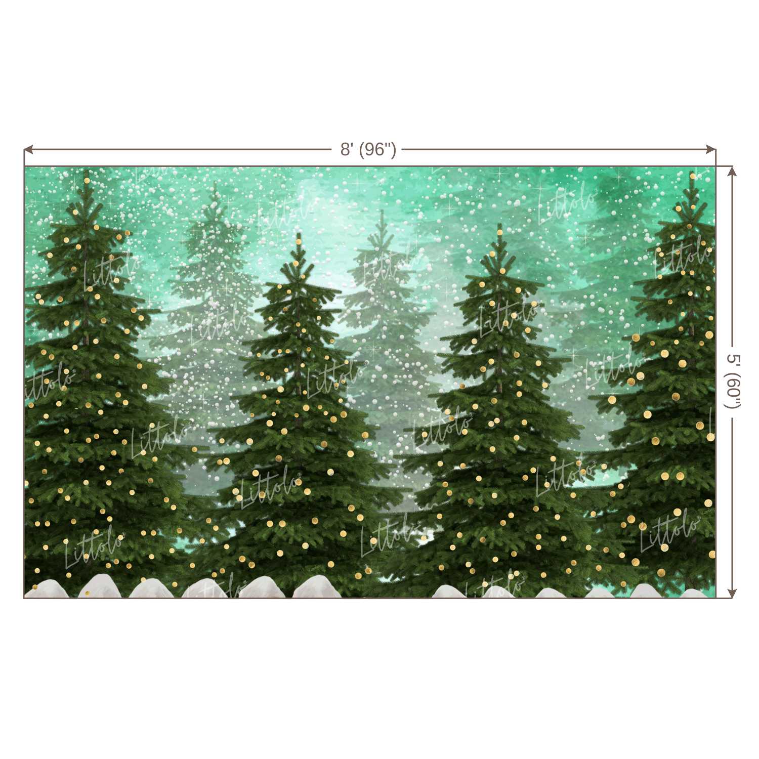 LB0299 Christmas Theme Backdrop