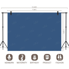 LB0313 Sapphire Solid Cold Backdrop