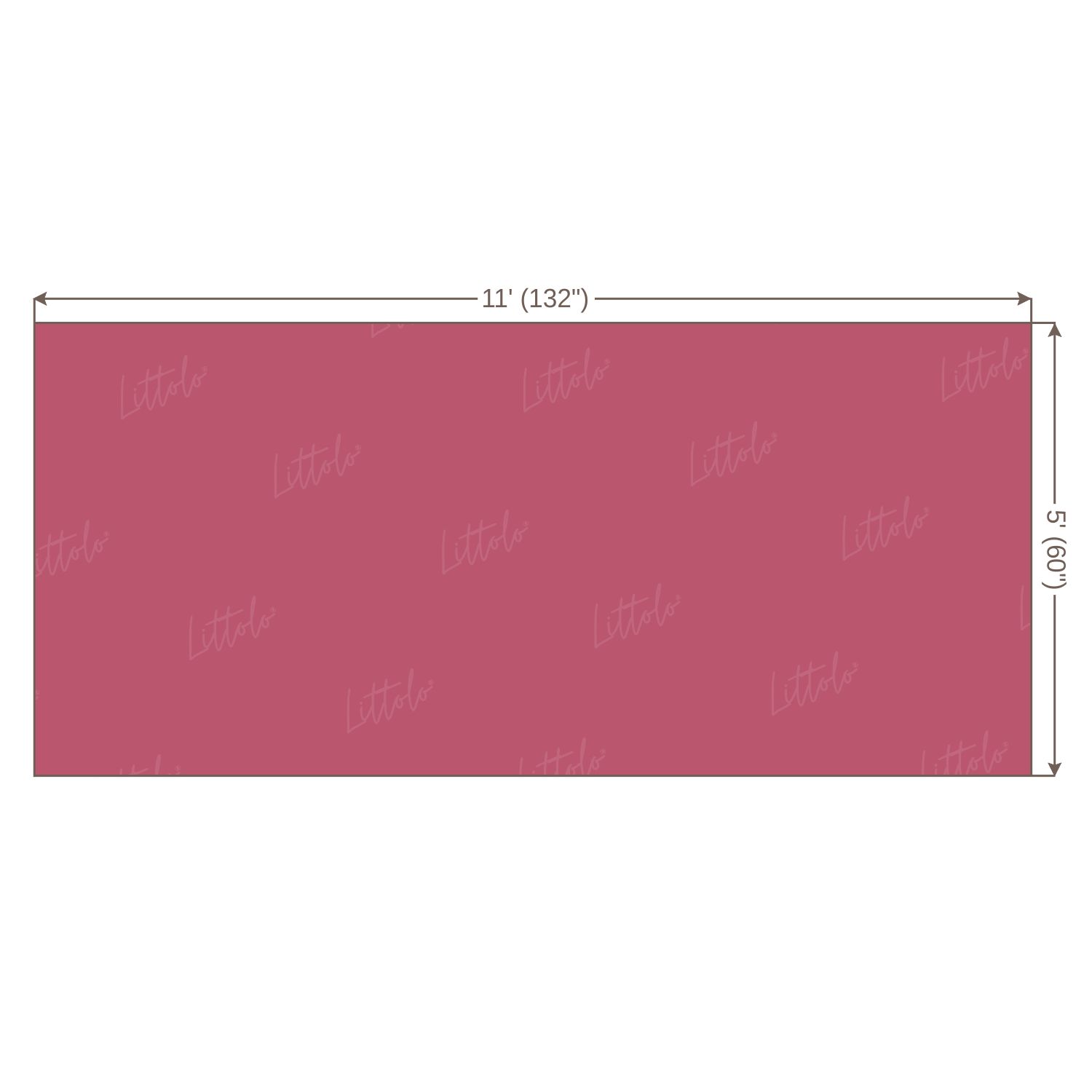 LB0321 Pomegranate Solid Warm Backdrop