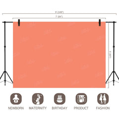 LB0326 Sorbet Solid Warm Backdrop