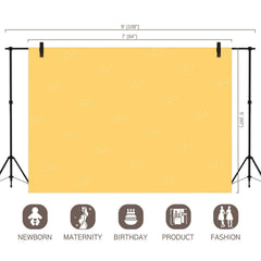 LB0330 Canary Solid Warm Backdrop