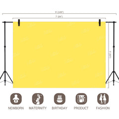 LB0331 Lemon Solid Warm Backdrop