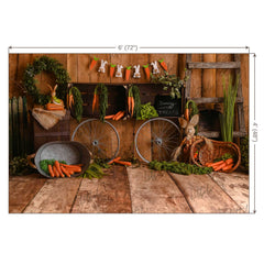 LB0340 Bunny Treats Easter Backdrop