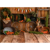 LB0340 Bunny Treats Easter Backdrop