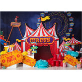 LB0361 Circus Theme Carnival Backdrop