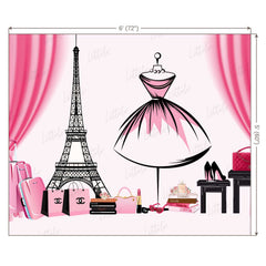 LB0379 Fashion Fiesta Backdrop