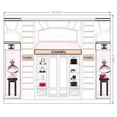 LB0380 Fashion Fiesta Backdrop
