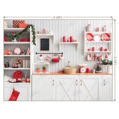 LB0387 Kitchen Theme Backdrop