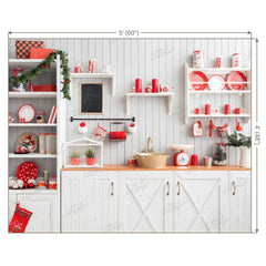 LB0387 Kitchen Theme Backdrop