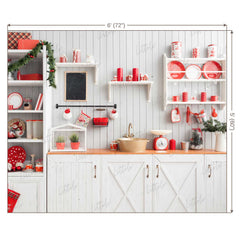 LB0387 Kitchen Theme Backdrop
