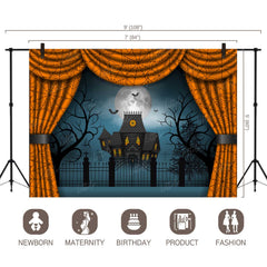 LB0398 Halloween Theme Backdrop