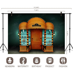 LB0399 Halloween Theme Backdrop