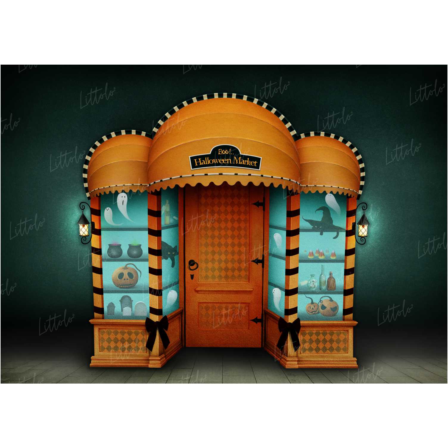 LB0399 Halloween Theme Backdrop