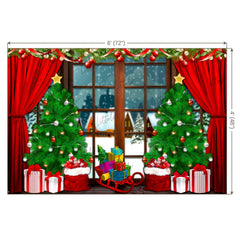 LB0411 Christmas Theme Backdrop