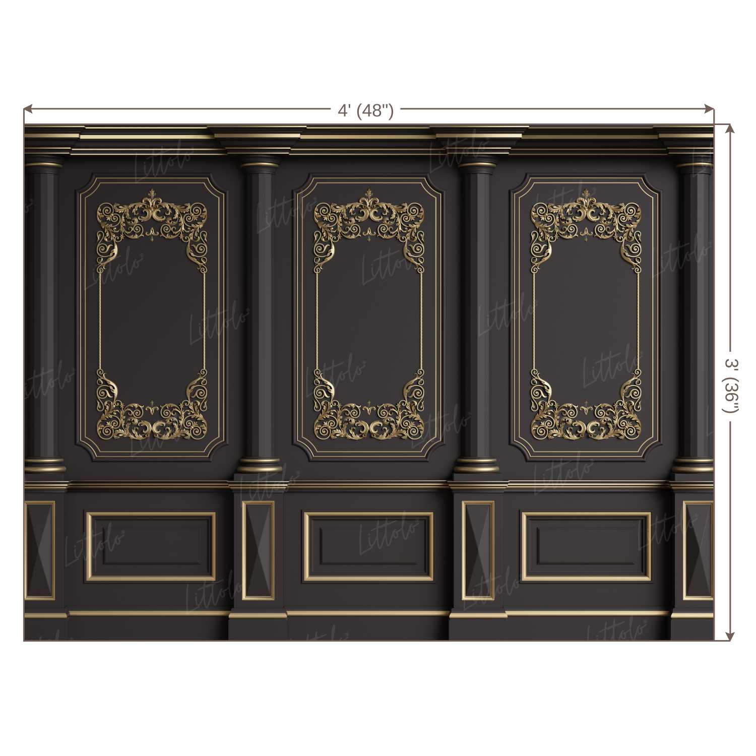 LB0417 Classic Interior Wall Theme Backdrop