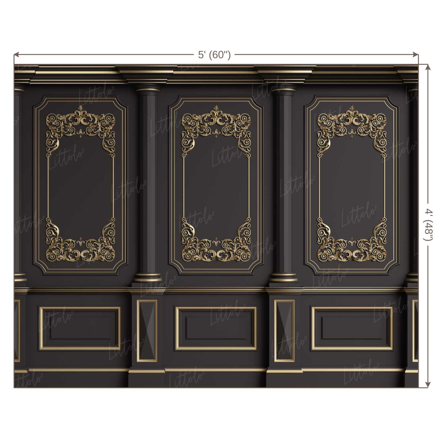 LB0417 Classic Interior Wall Theme Backdrop