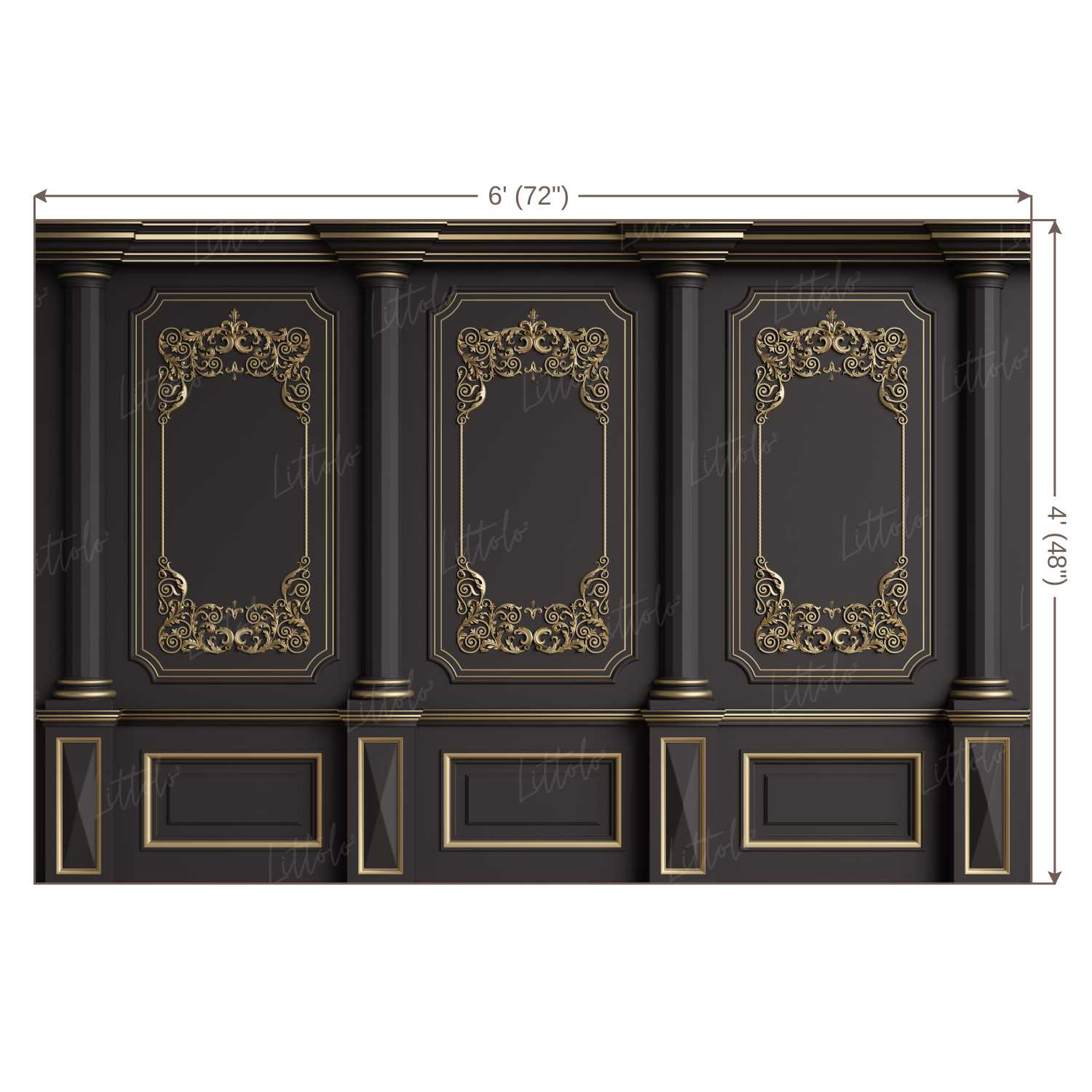 LB0417 Classic Interior Wall Theme Backdrop