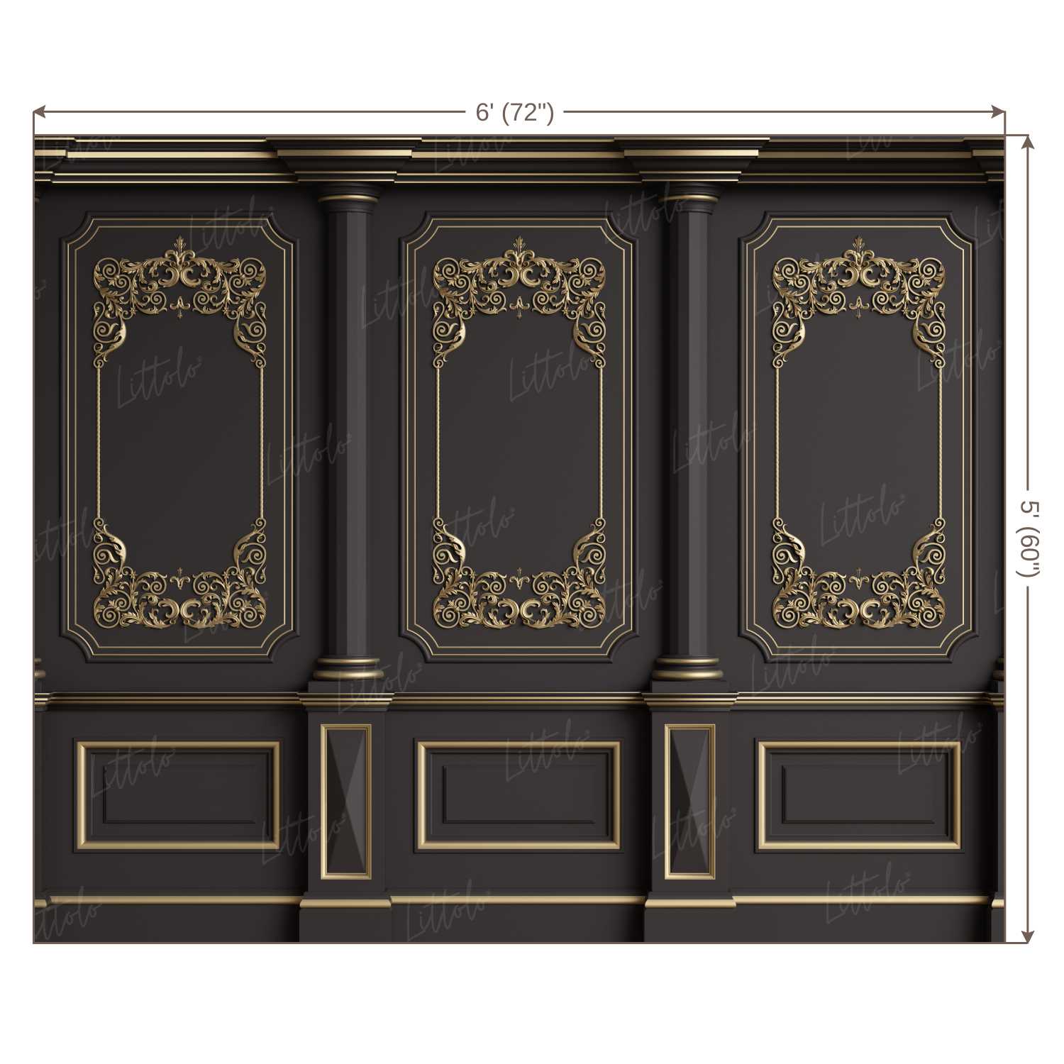LB0417 Classic Interior Wall Theme Backdrop