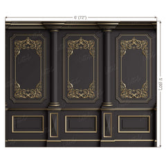 LB0417 Classic Interior Wall Theme Backdrop