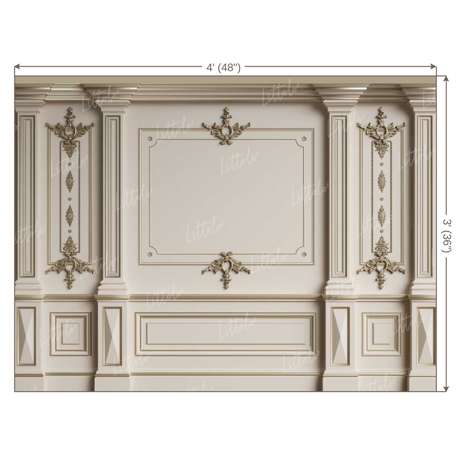 LB0418 Classic Interior Wall Theme Backdrop