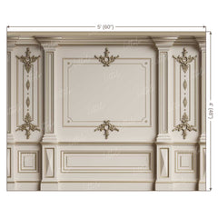 LB0418 Classic Interior Wall Theme Backdrop